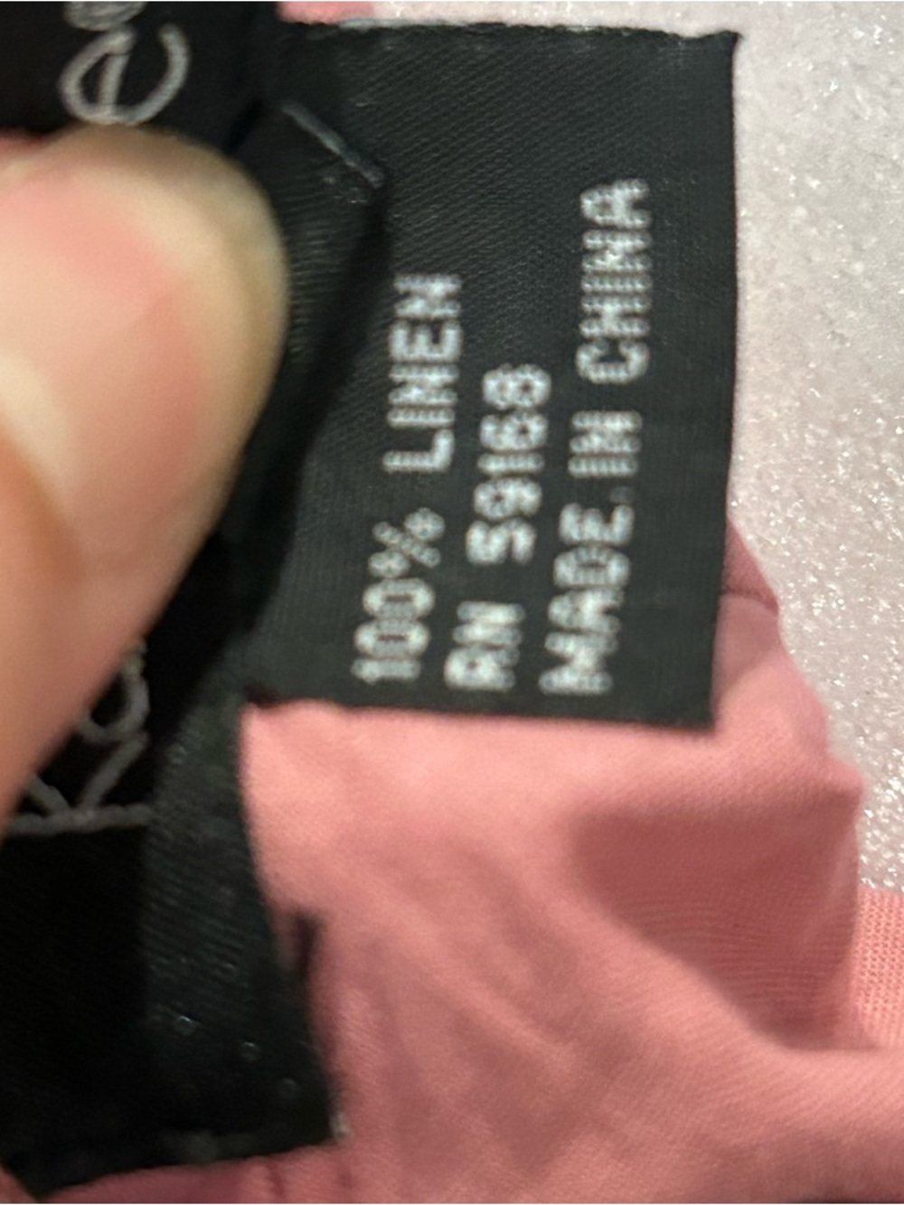 Karen Kane 100% Linen A-line Midi Skirt Pink Black Sequin Whimsigoth Size 10 - Picture 7 of 11